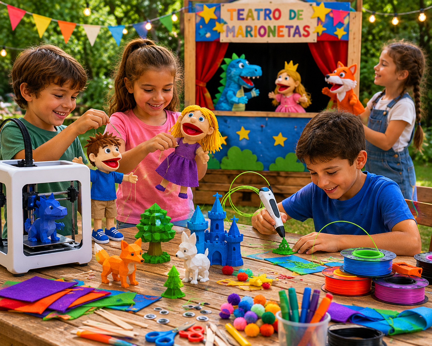 Semana 5 · Impresión 3D y marionetas